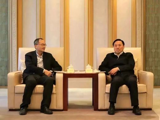 蘇美達黨委書記、董事長楊永清帶隊拜訪連云港市市長邢正軍