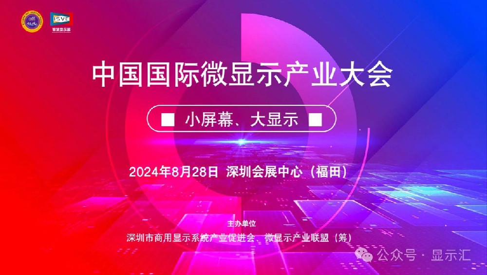鎖定微顯示技術 匯聚重磅大咖